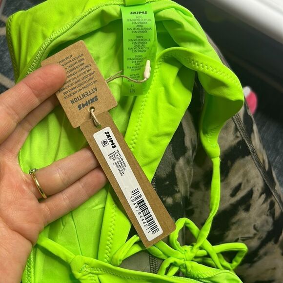 NWT skims Swim lace up monokini L - Picture 5 of 5